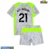 Manchester City Rayan Ait-Nouri #21 3rd trikot Kinder 2025-26 Kurzarm (+ Kurze Hosen)